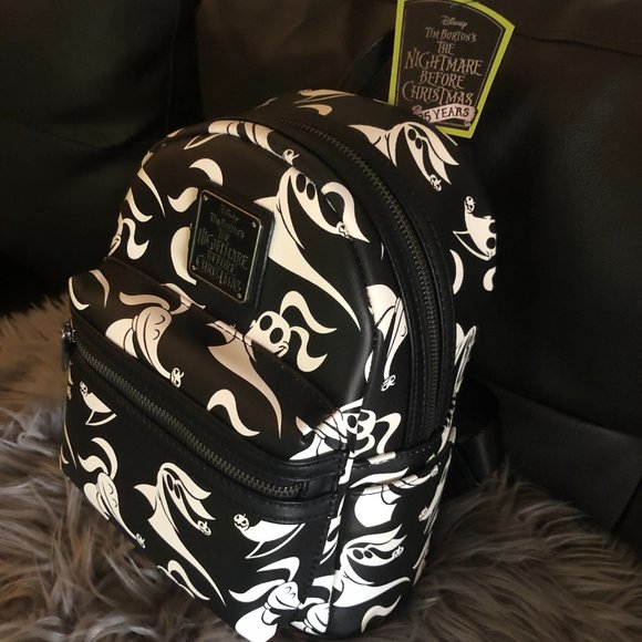 NWT Loungefly Disney NBC Nightmare Before Christmas Zero Ghost Dog Mini Backpack - Picture 2 of 8